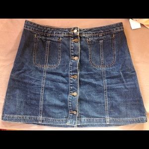 TopShop Denim Skirt